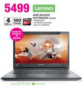 Lenovo AMD A6 6310 Notebook G4045