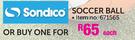Sondico Soccer Ball-Each