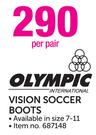 Olympic Vision Soccer Boots-Per Pair