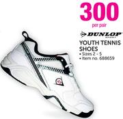 Dunlop Youth Tennis Shoes Size 2-5-Per Pair