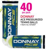 Donnay Ace Pressurized Tennis Balls-Per Pack