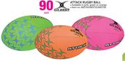Gilbert Attack Rugby Ball-Each