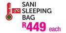 Camp Master -3 Degree C Sani Sleeping Bag-Each