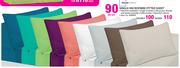 Mainstays Double Microfibre Fitted Sheet-Per Set