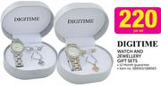 Digitime Watch And Jewellery Gift Sets-Per Set