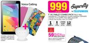 Telefunken 7" 3G Tablet Combo Pack TELC-73G-Per Bundle