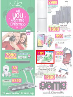 Game : All You Want This Christmas (4 Nov - 17 Nov 2015), page 1