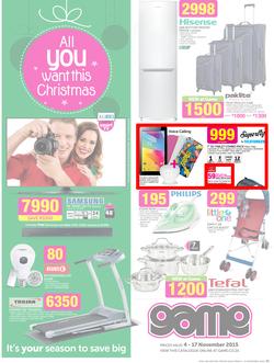 Game : All You Want This Christmas (4 Nov - 17 Nov 2015), page 1