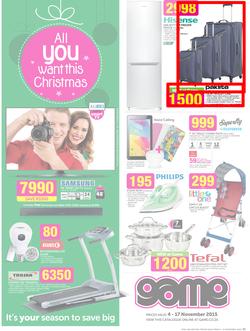 Game : All You Want This Christmas (4 Nov - 17 Nov 2015), page 1