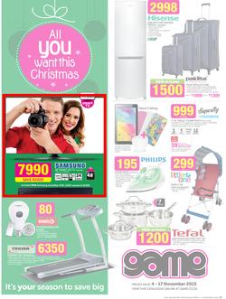 Game : All You Want This Christmas (4 Nov - 17 Nov 2015), page 1