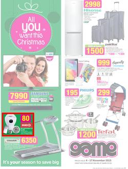 Game : All You Want This Christmas (4 Nov - 17 Nov 2015), page 1