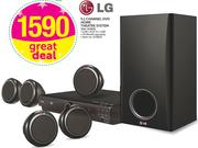 LG 5.1 Channel DVD Home Theatre System DH-3140S