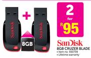 SanDisk 8GB Cruzer Blade-2's Pack