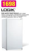 Logik 120L White Bar Fridge LSD-120W