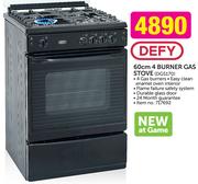 Defy 60Cm 4 Burner Gas Stove DGS170