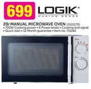 Logik 20L Manual Microwave Oven DGS170