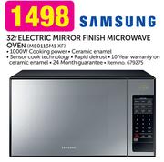 Samsung 32L Electric Mirror Finish Microwave Oven ME0113M1 XF