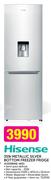 Hisense 359L Metallic Silver Bottom Freezer Fridge H359BME-WD