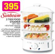 Sunbeam 3 Tier Food Steamer SFS-300