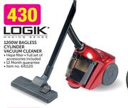 Logik 1200W Bagless Cylinder Vacuum Cleaner