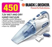 Black & Decker 7.2V Wet And Dry Hand Vacuum