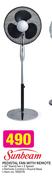 Sunbeam Pedistal Fan With Remote