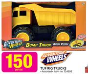 Adventure Wheels Tuf Rig Trucks Assorted-Per Set
