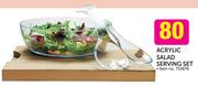 Acrylic Salad Serving Set