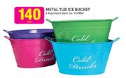 Metal Tub Ice Bucket Assorted-Each