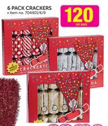 6 Pack Crackers-Per Pack