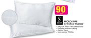 Sheraton Microfibre Checked Pillow-Each