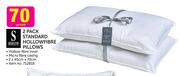 Sheraton 2 Pack Standard Hollowfibre Pillows-Per Pack