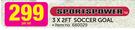 Sportspower 3x2FT Soccer Goal-Per Set