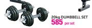 Trojan 20Kg Dumbbell Set-Per Set