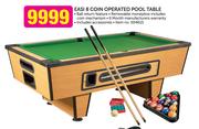 Easi 8 Coin Operated Pool Table