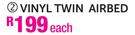 Out & About Vinyl Twin Airbed-Each