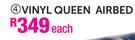 Out & About Vinyl Queen Airbed-Each