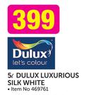 Dulux 5ltr Luxurious White Silk