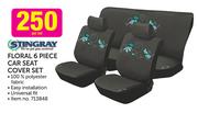 Stingray Floral 6-Piece Car Seat Cover Set-Per Set