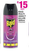 Raid Multi Insect Killer Assorted-300ml