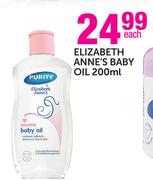 Elizabeth Anne's Baby Oil-200ml