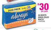 Always Maxi Duo Pack Assorted-Per Pack