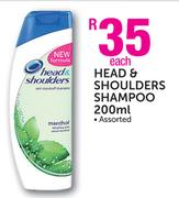 Head & Shoulders Shampoo Assorted-200ml