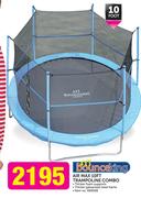 Bounceking Air Max 10FT Trampoline Combo