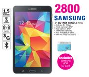 Samsung 7" 3G Tab4 Bundle T231