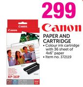 Canon Paper And Cartridge 