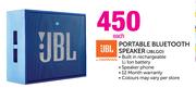 JBL By Harman Portable Bluetooth Speaker(JBLGO)