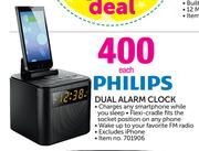 Philips Dual Alarm Clock-Each