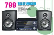 Telefunken Micro DVD Hi-Fi System TMD-400 B