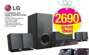 LG 5.1 Channel DVD Home Theatre System LHD625-FB